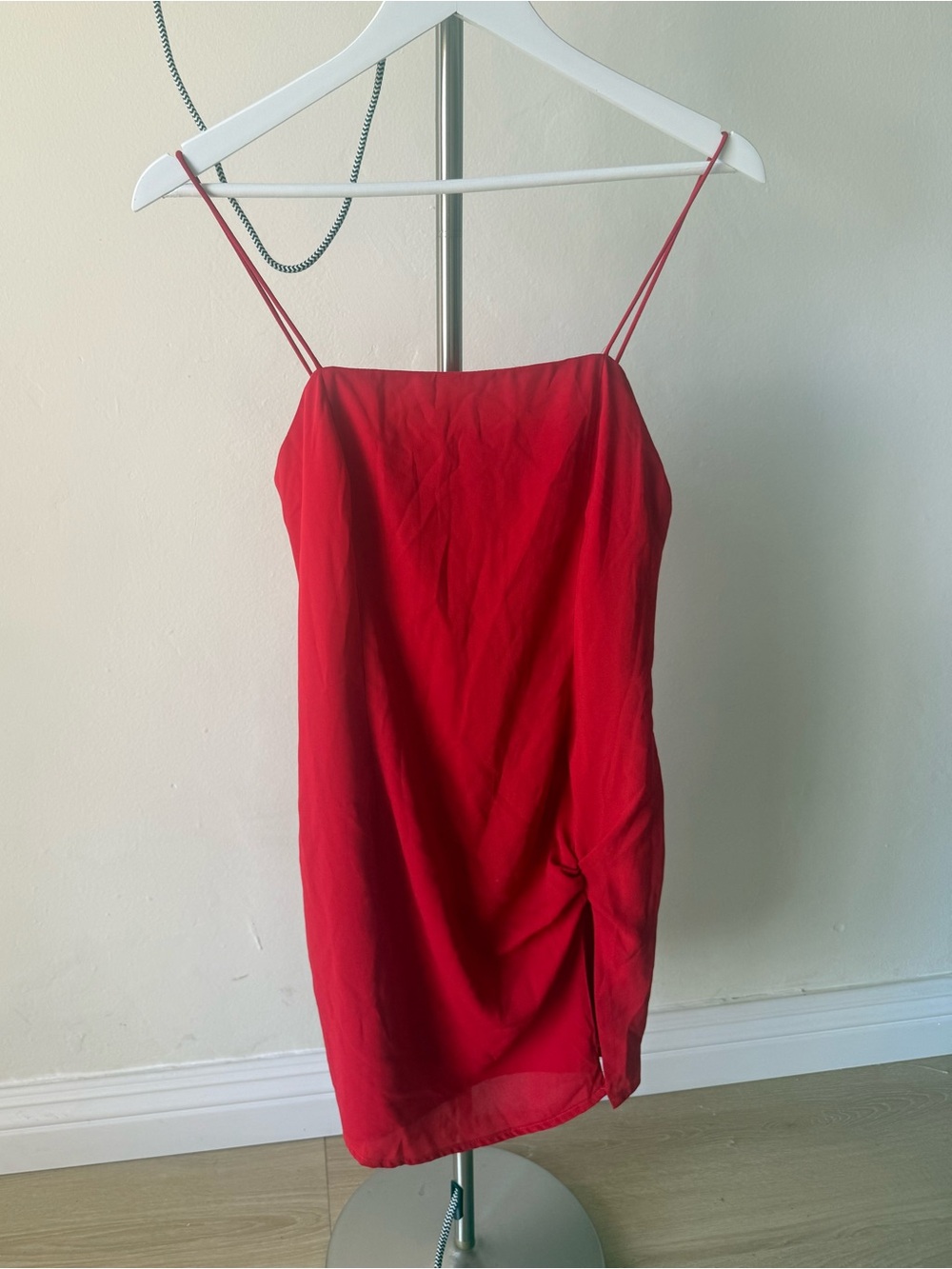 NWT Superdown Red Mini Dress with Spaghetti Straps
